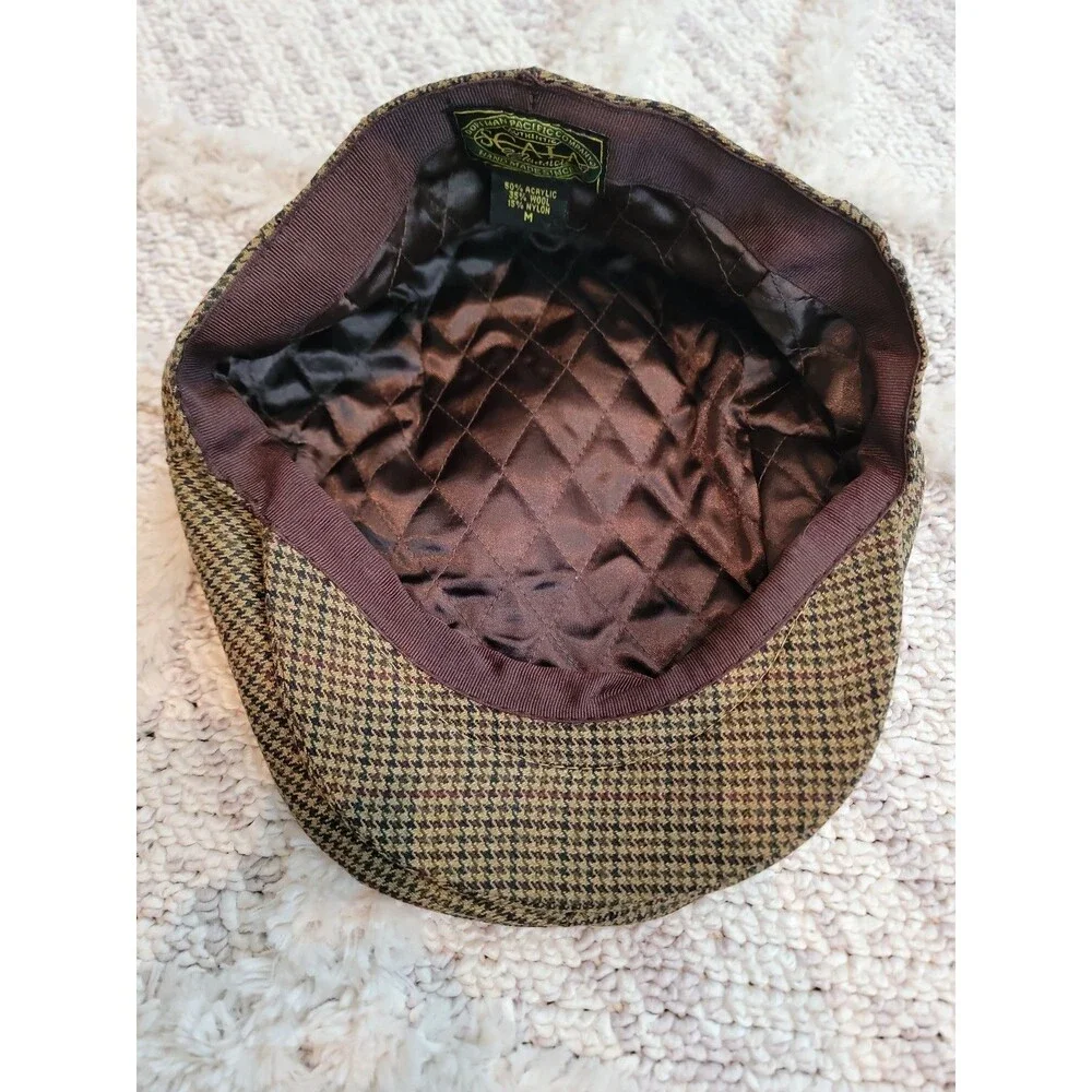 Dorfman Pacific Company Scala Wool Blend Flat Cap Size M
